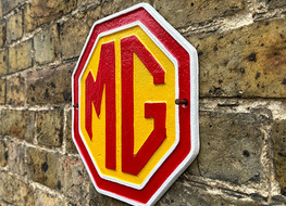 MG wall plaque
